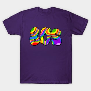 80S RAINBOW 1980 Retro T-Shirt